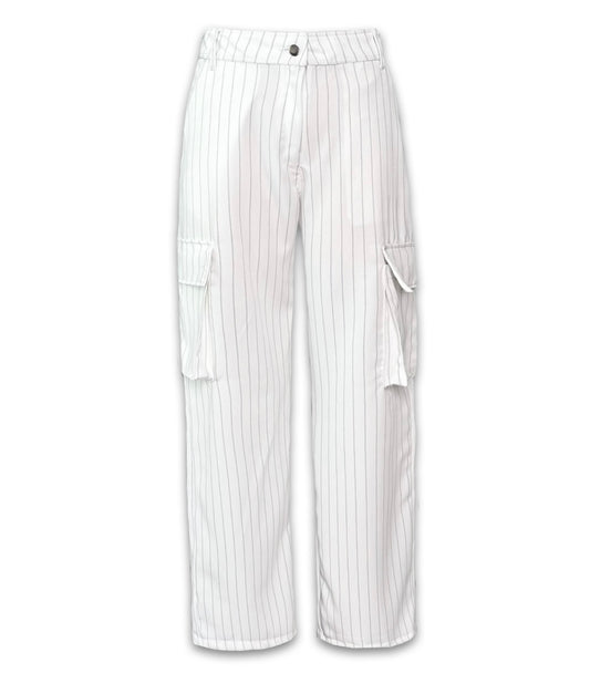 LINE SASTRE PANTS WHITE