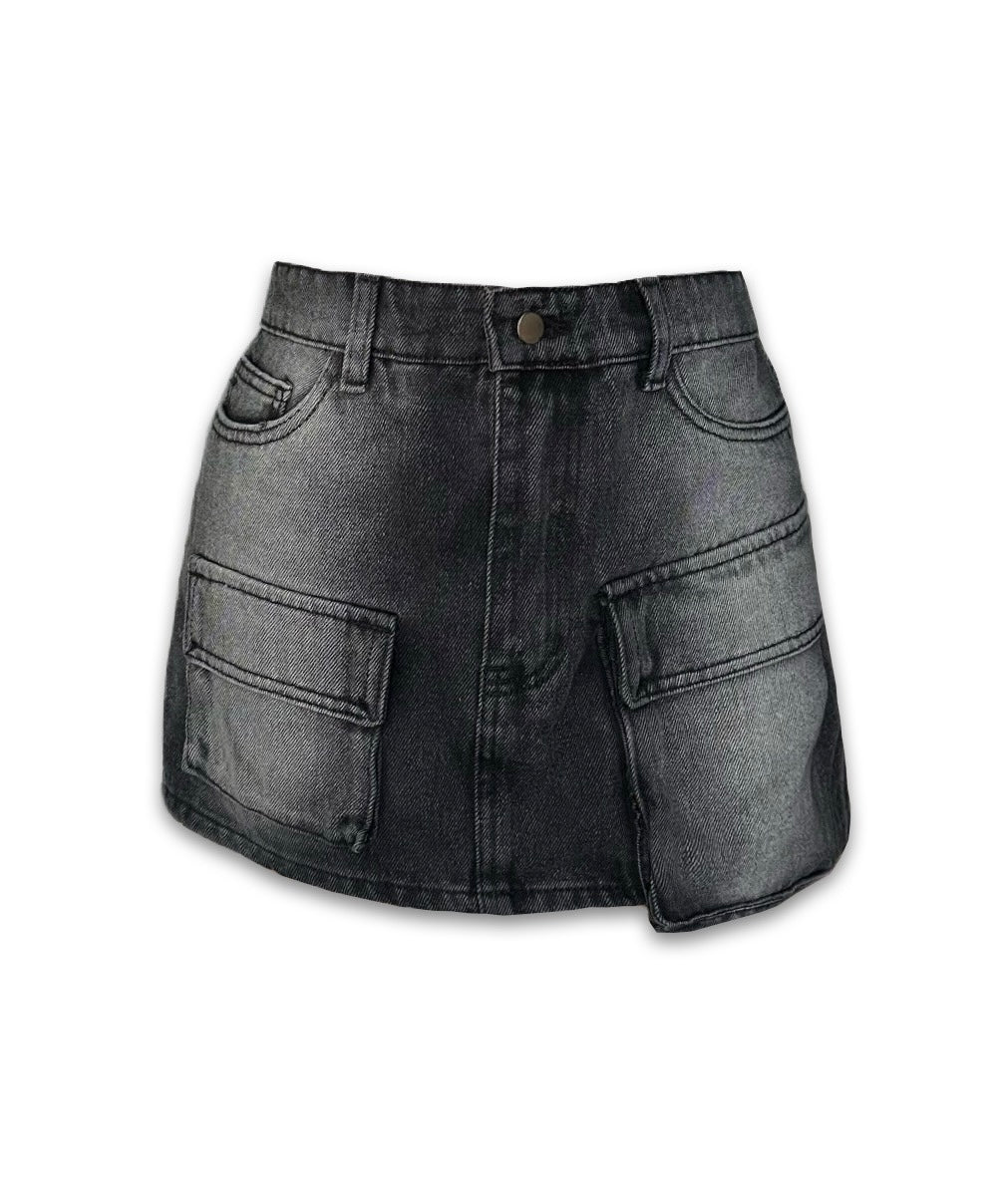 DYE BLACK CARGO SHORT