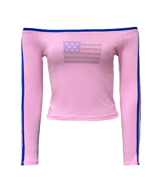 USA TOP OFF SHOULDER