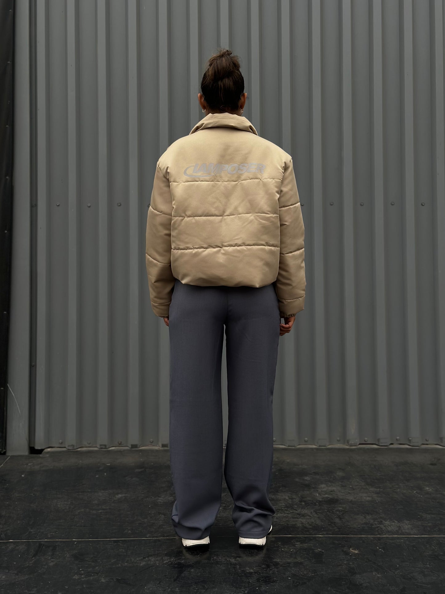 PUFFER JACKET BEIGE