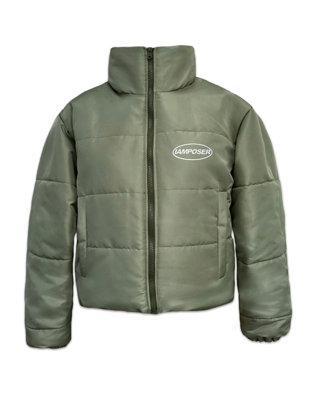 PUFFER JACKET GREEN OLIVE