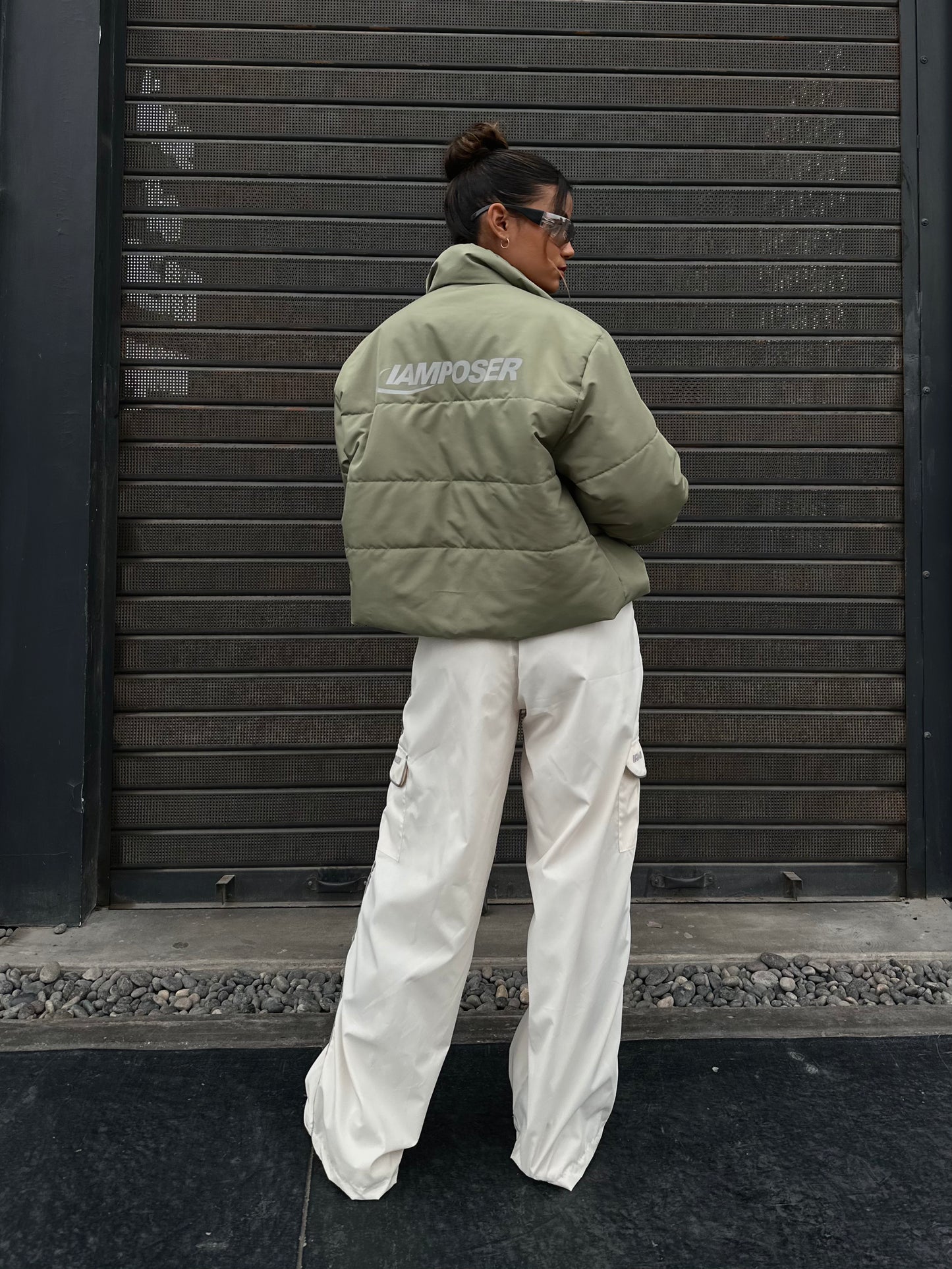 PUFFER JACKET GREEN OLIVE