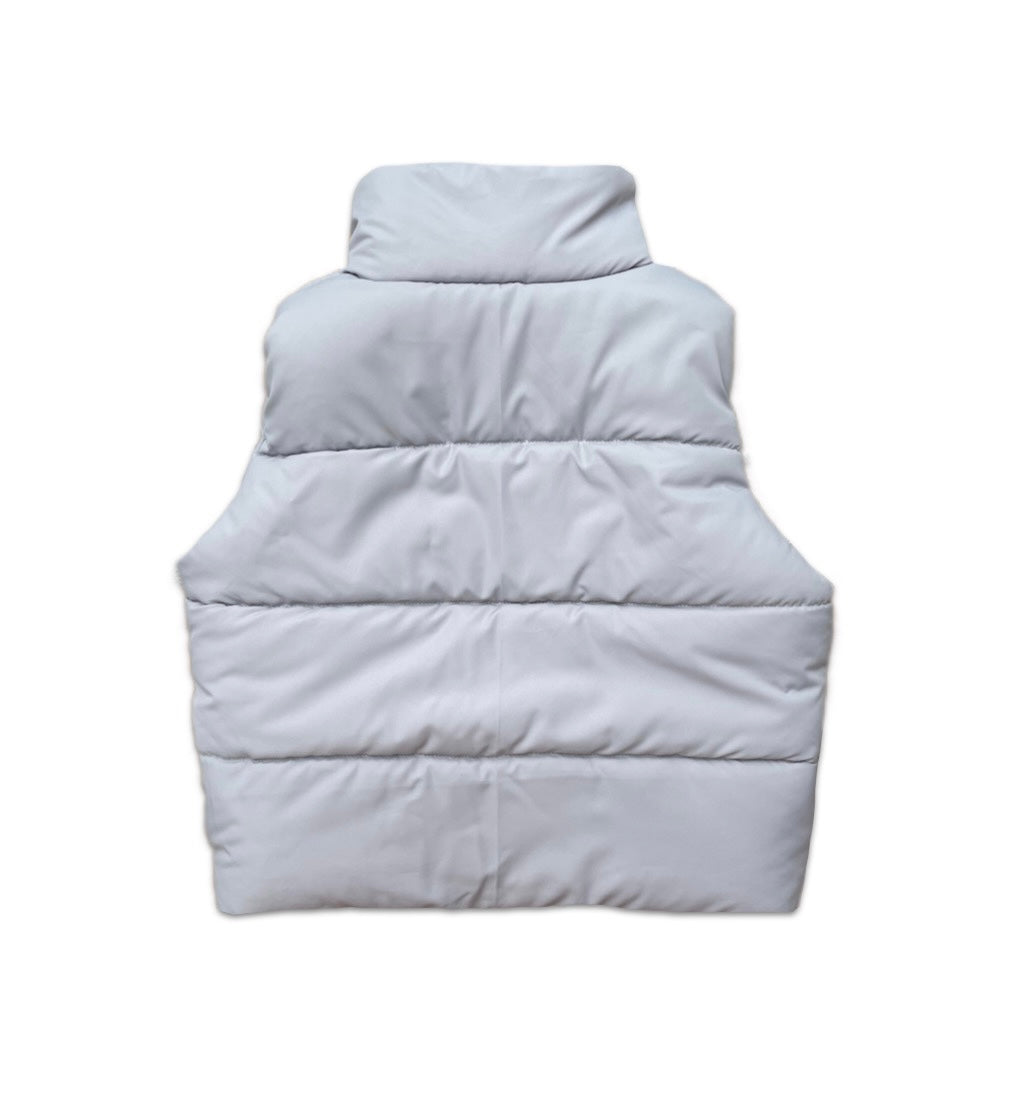 PUFFER VEST GRAY